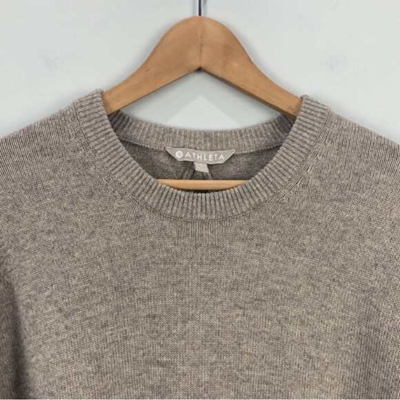 Athleta Perspective Wool Cashmere Sweater in Oatmeal XXS - Picture 11 of 11